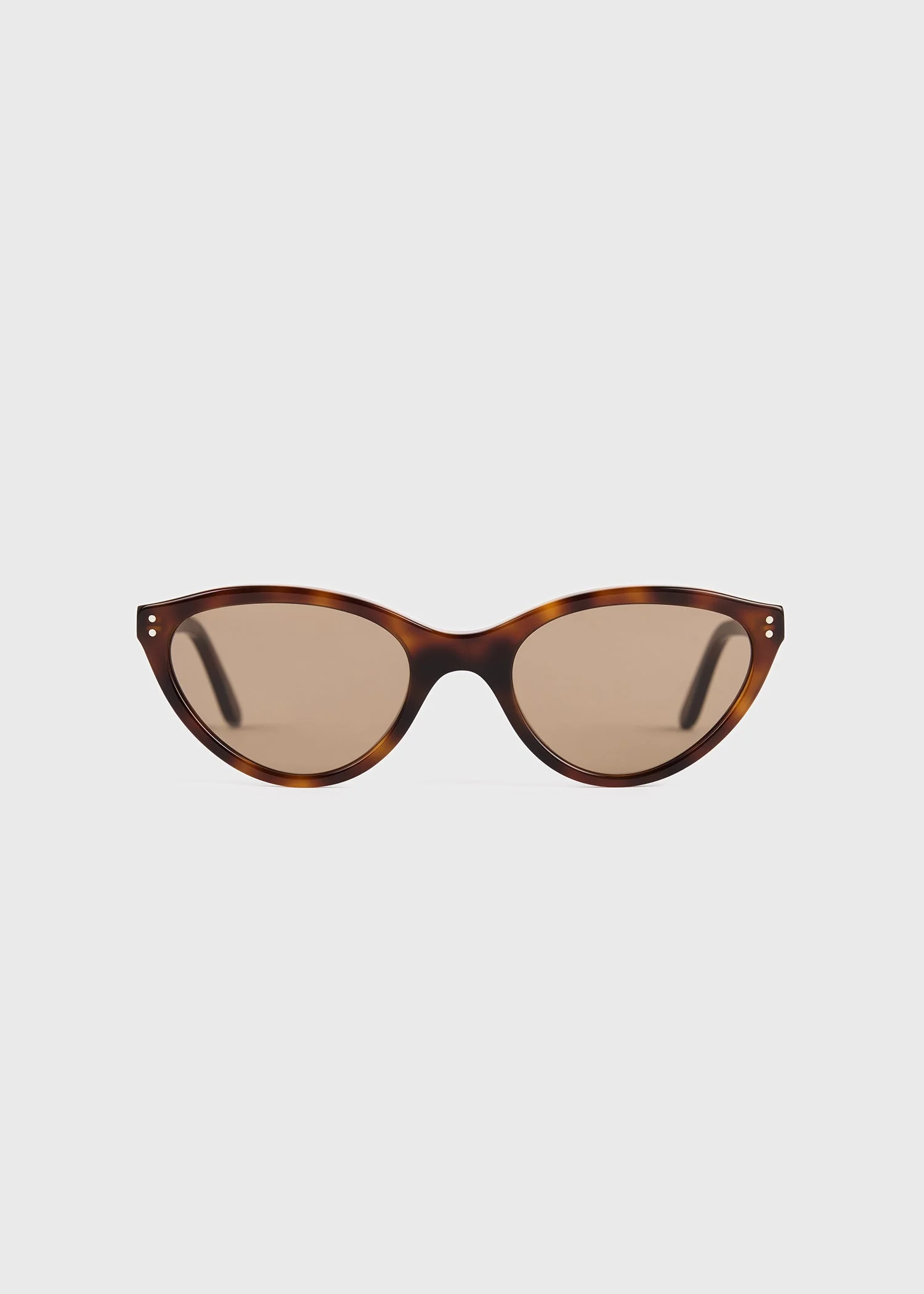 Cateye sunglasses dark havana - 1