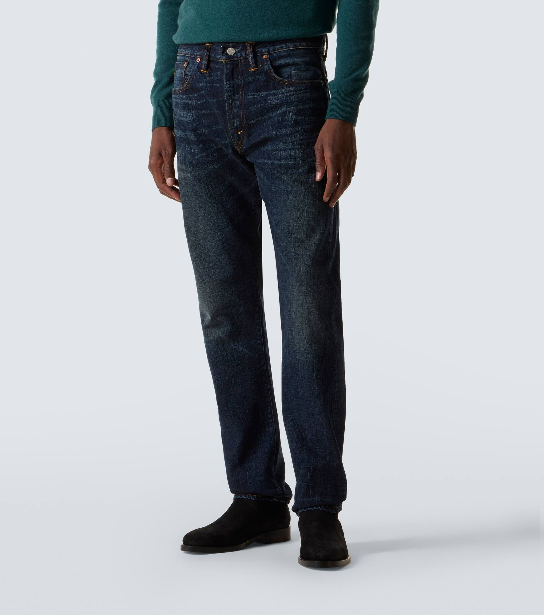 Mid-rise slim jeans - 3
