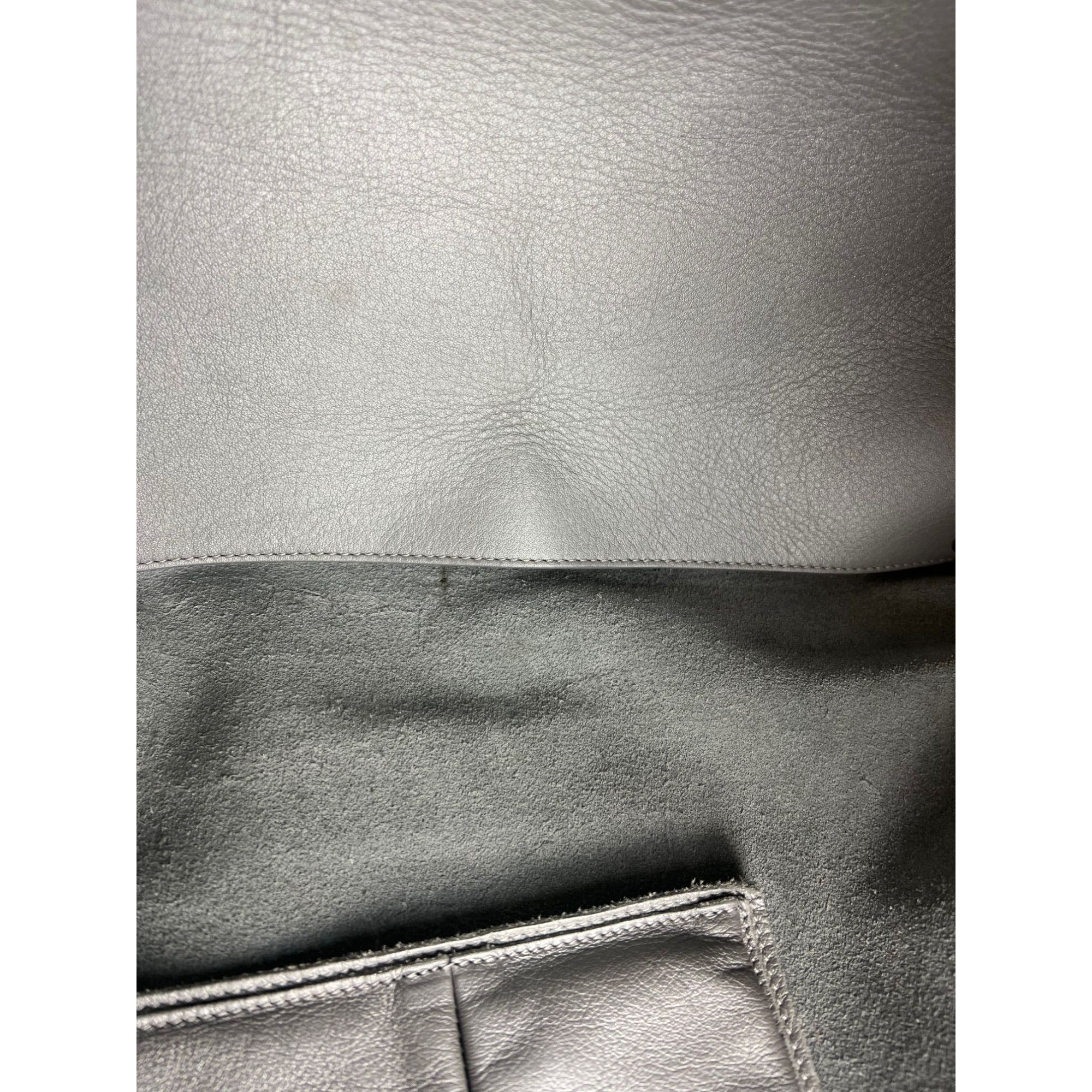 Balenciaga Veau Papier A4 Zip Around Grey Shoulder Bag - 7