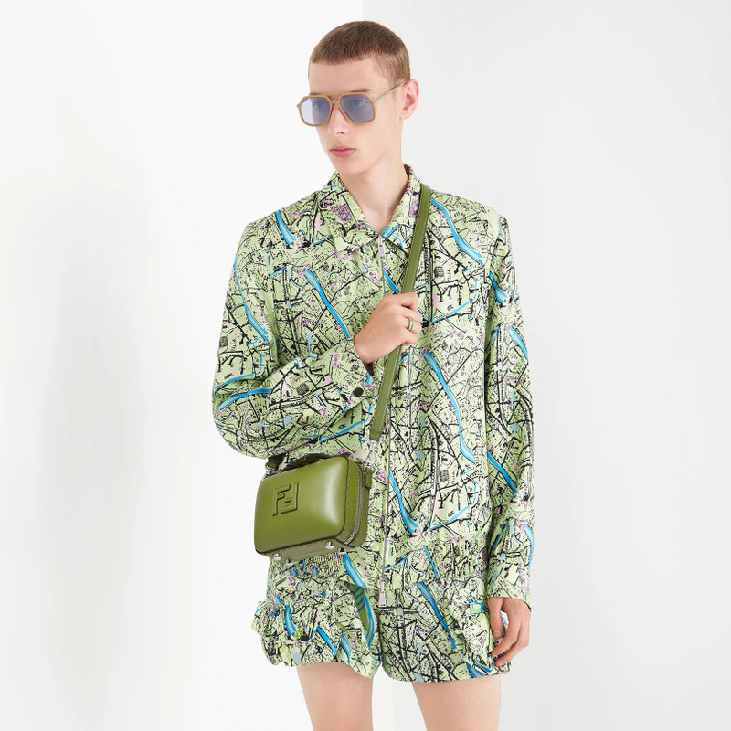FENDI Green silk jacket outlook