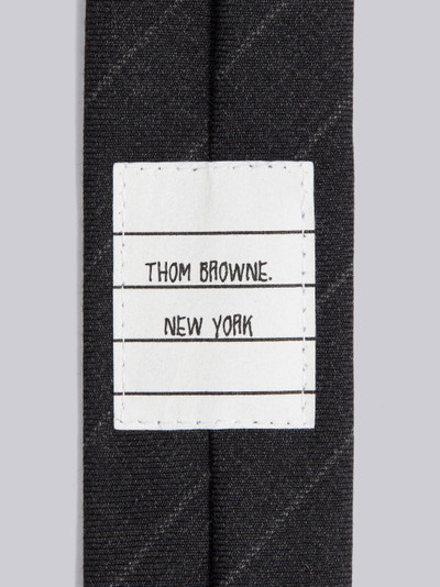 Thom Browne Funmix Pinstripe Wool Suiting Classic Tie outlook