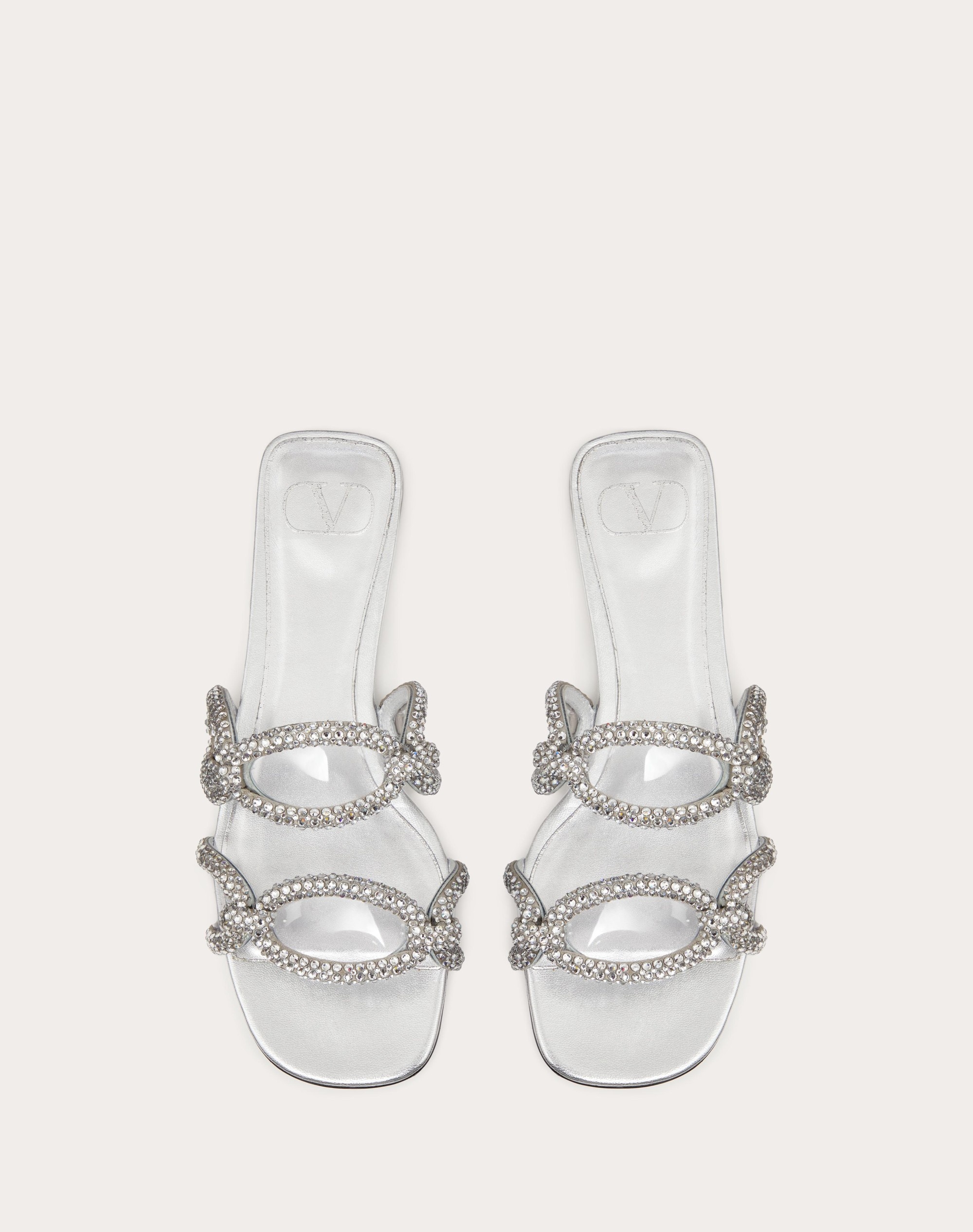 Valentino VALENTINO GARAVANI CHAIN 1967 SLIDE SANDAL WITH