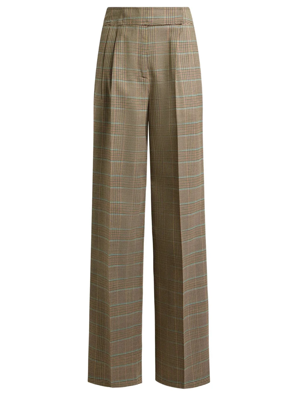 Etro Women Pantaloni In Lana Stretch Con Motivo Principe Di Galles - 1