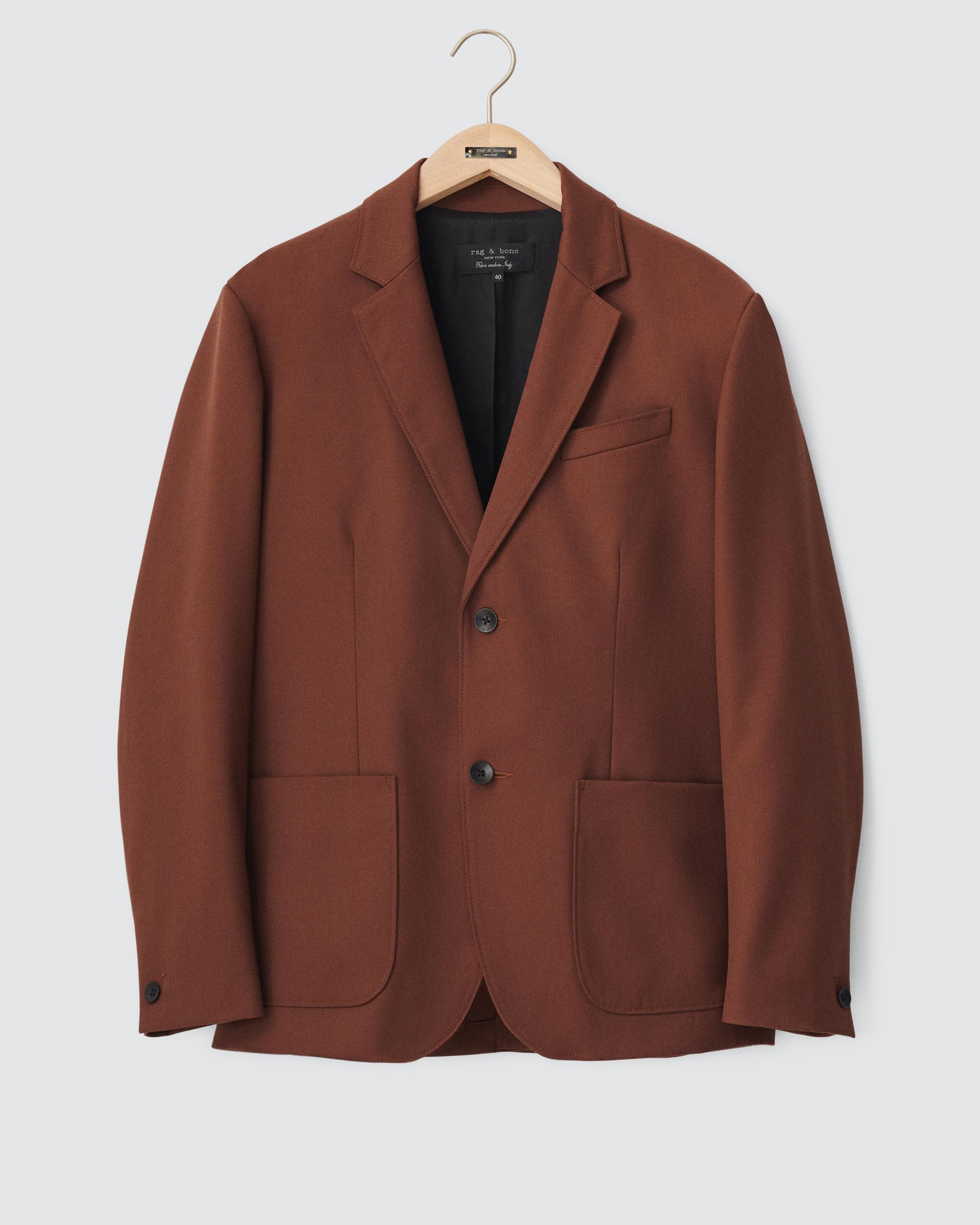 rag & bone Shift Wool Twill Blazer Tailored Fit