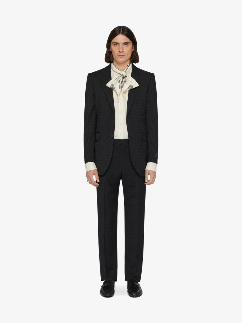 Givenchy SLIM FIT TAILORED PANTS IN MONOGRAM 72 JACQUARD outlook