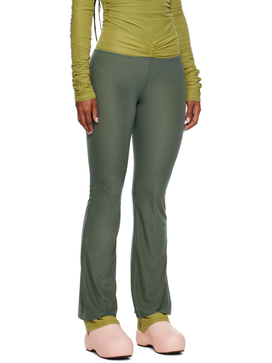 Green Galaxy Lounge Pants - 2