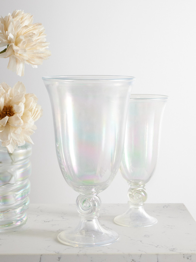 SOPHIE BILLE BRAHE Escargot Iridescent Murano Glass Vase outlook