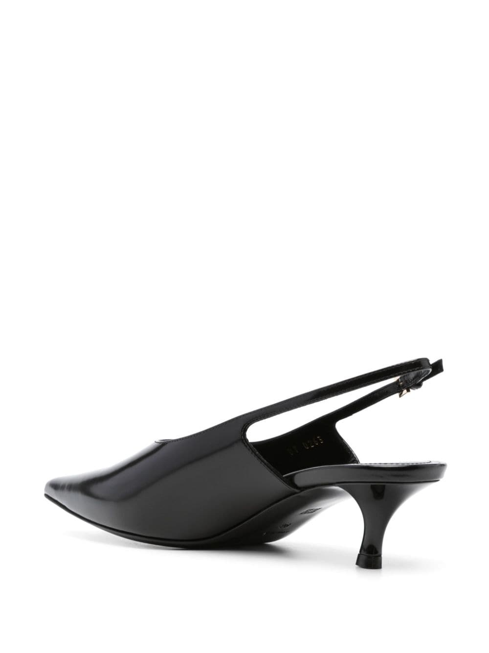 55mm leather pumps - 3