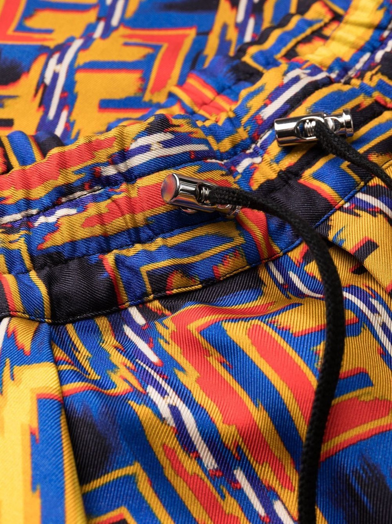 graphic-print cropped trousers 6