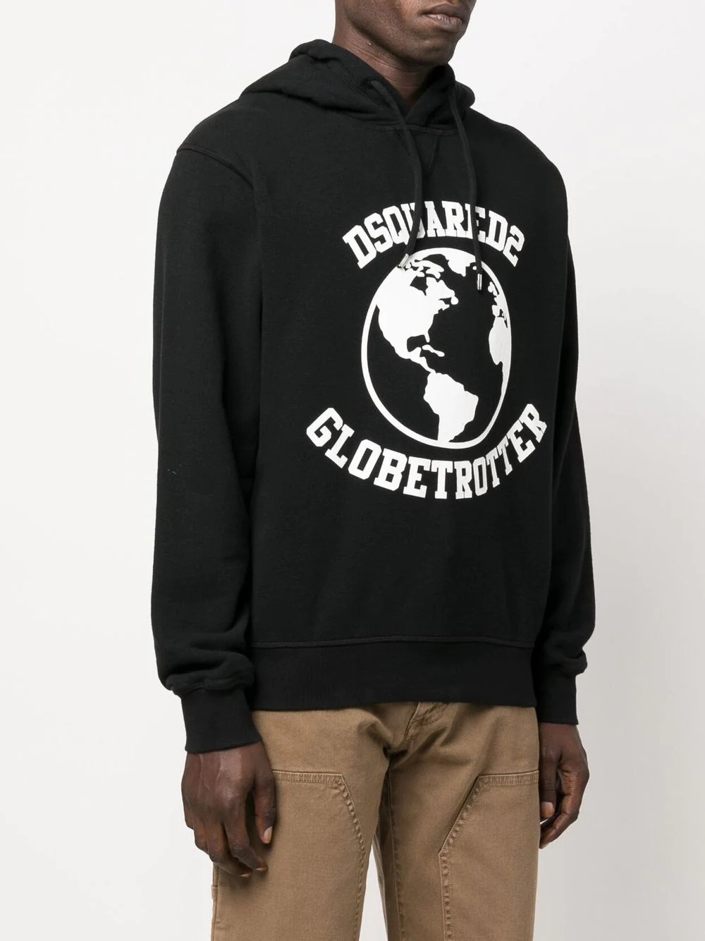 Globetrotter logo-print hoodie - 3