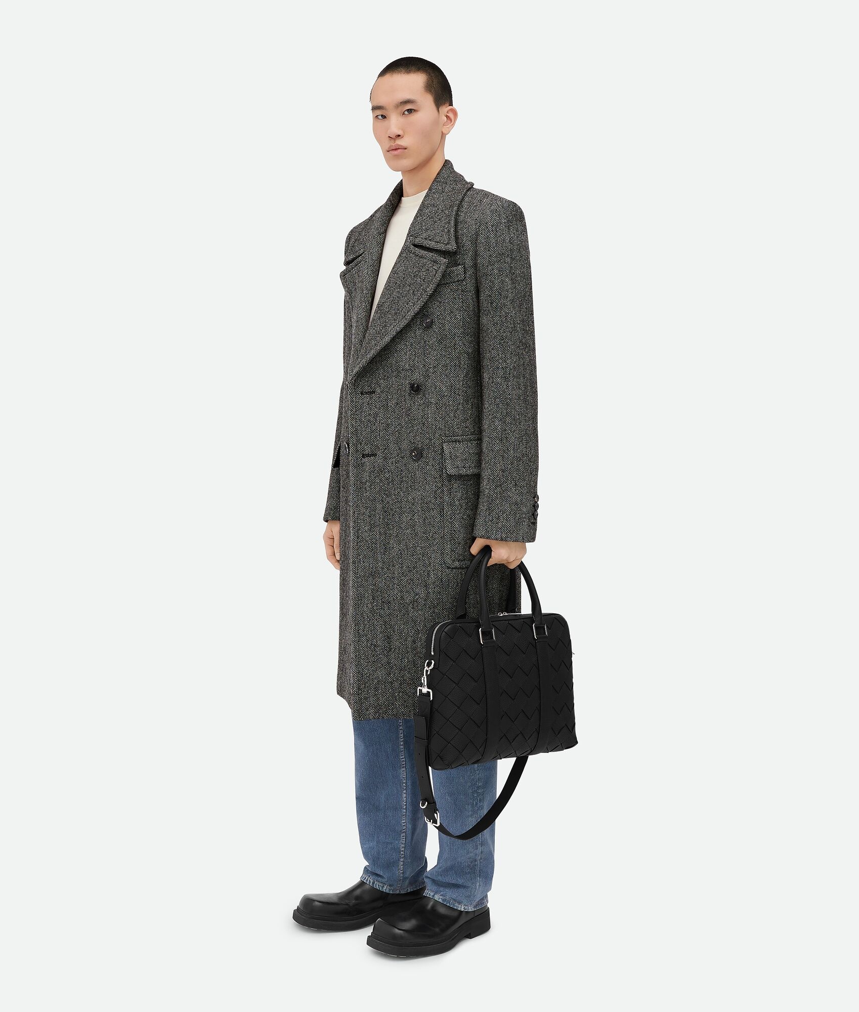 Slim Intrecciato Briefcase - 2