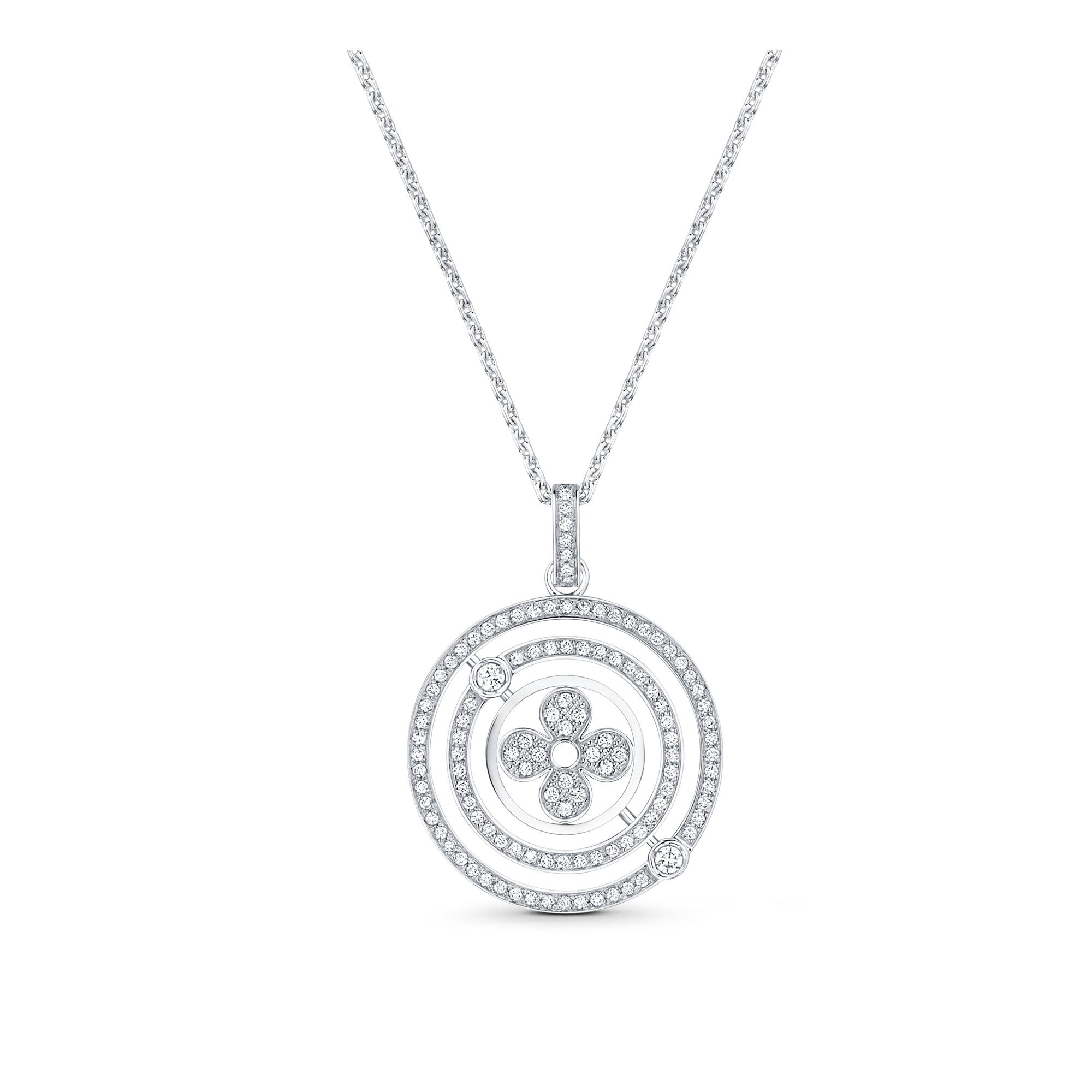 Idylle Blossom Medallion, White Gold And Diamonds - 4