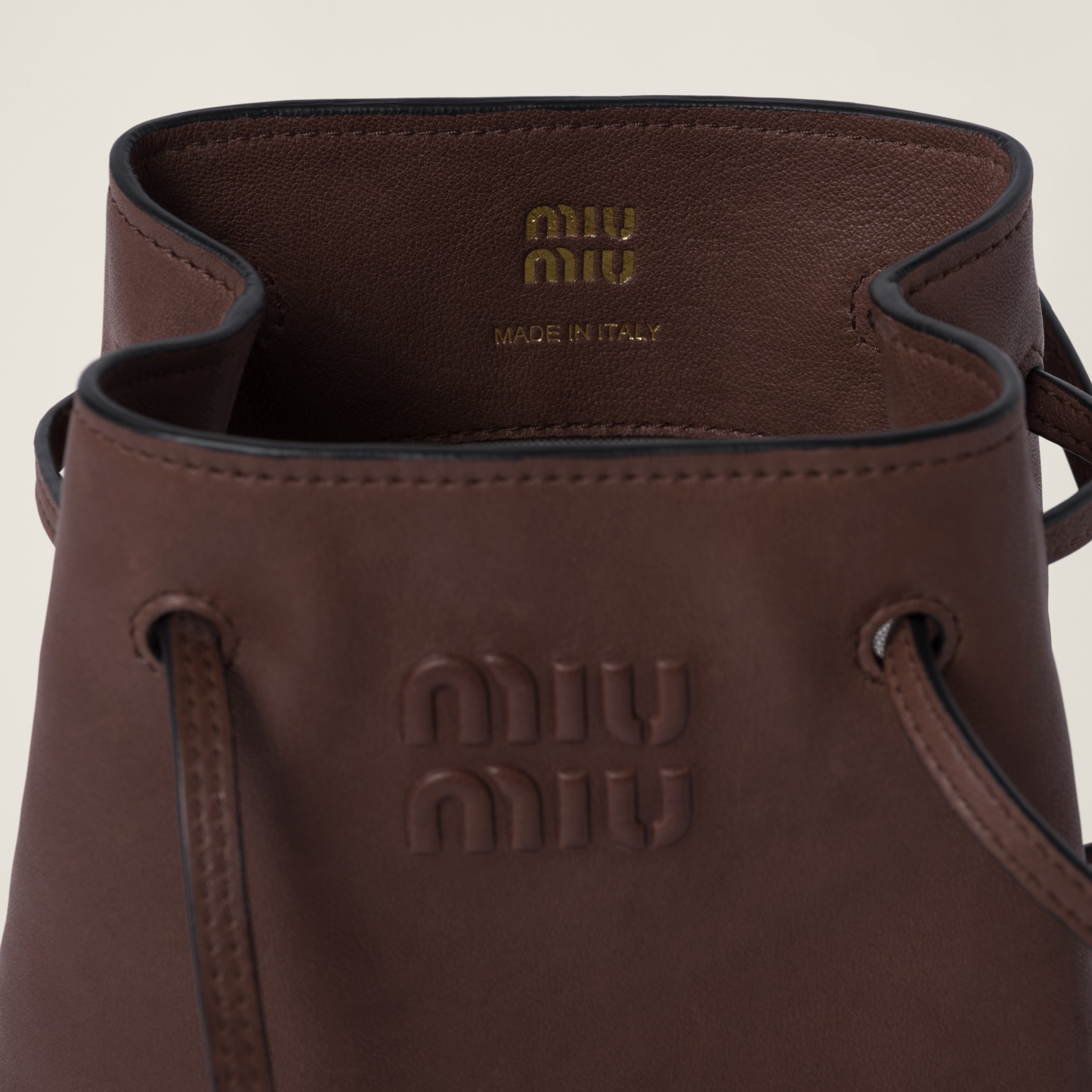 Nappa leather mini-bag - 4