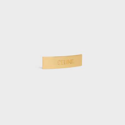CELINE Celine Hair Clip in Brass and Steel with Gold Finish outlook