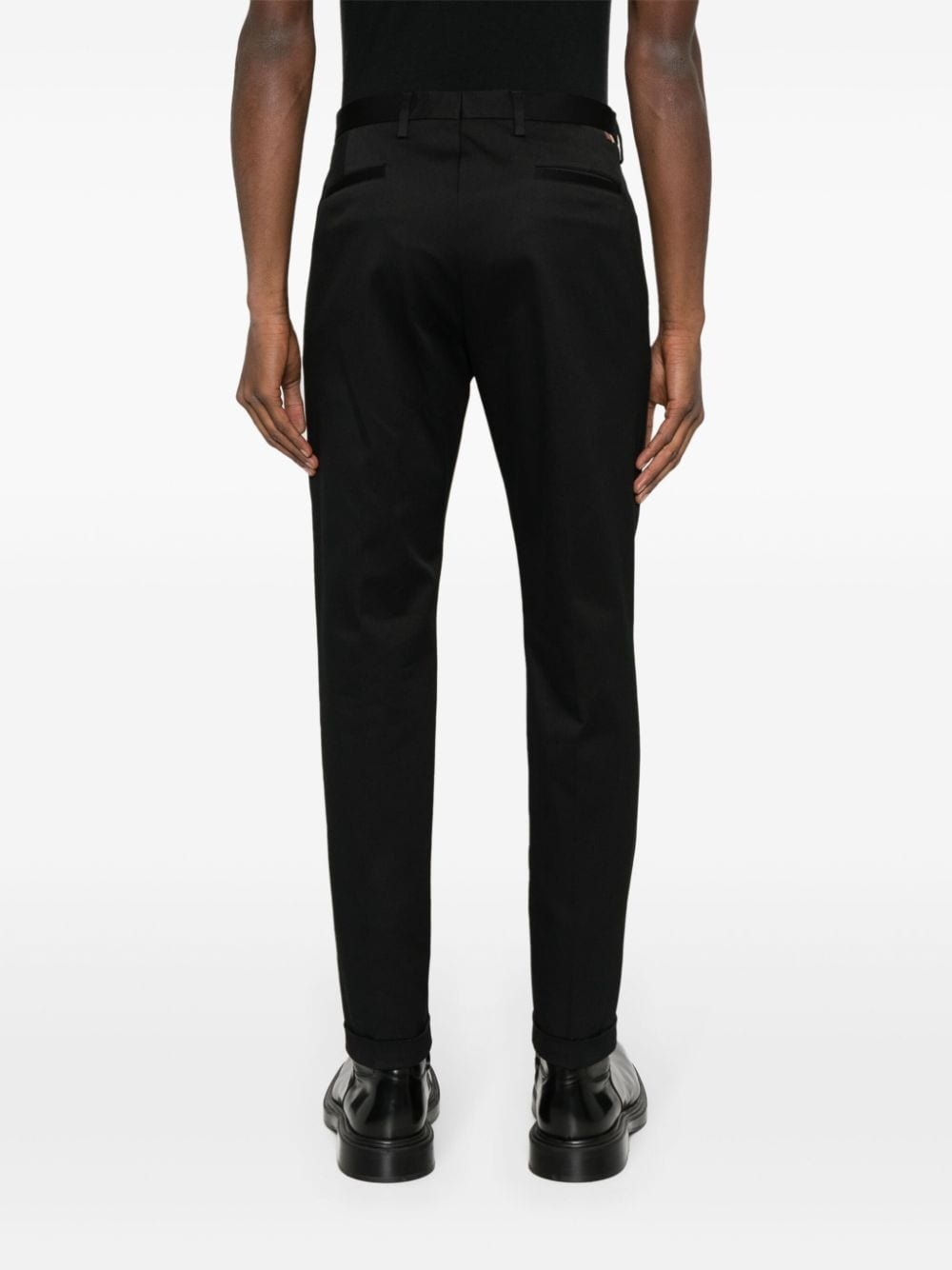 mid-rise slim-cut chino trousers - 4