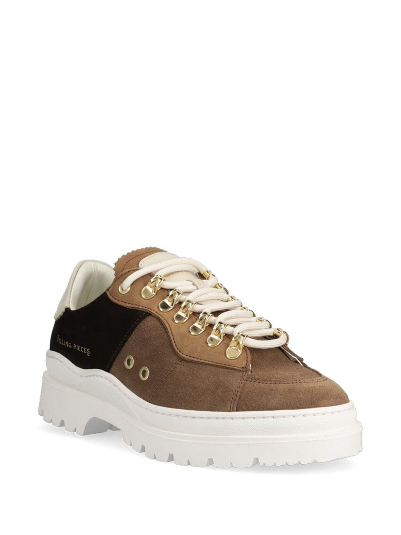 Filling Pieces suede Court sneakers outlook