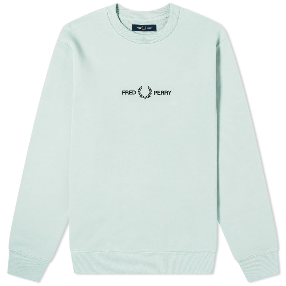 Fred Perry Authentic Embroidered Logo Crew Sweat - 1