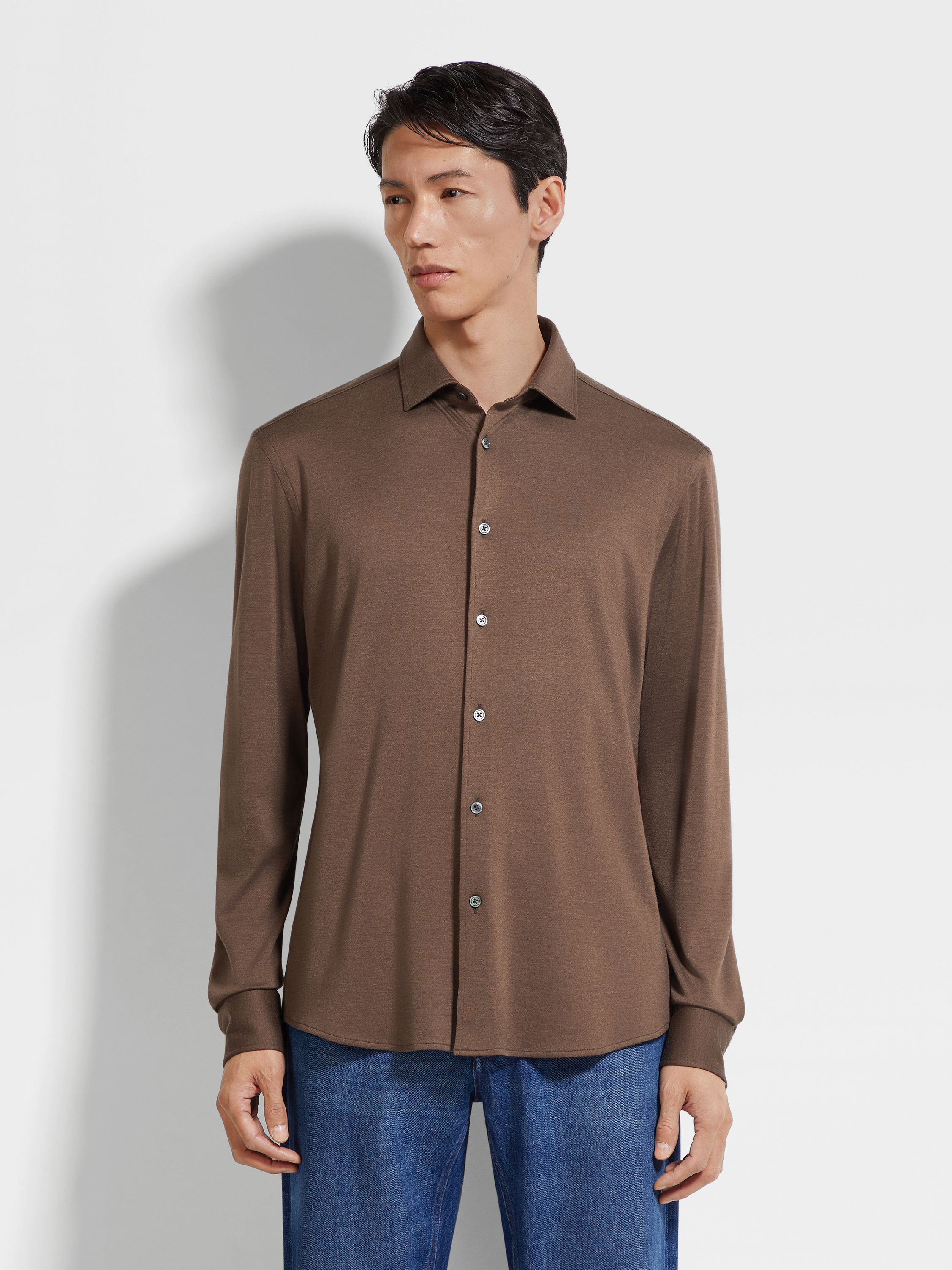 CASHMERE AND SILK SHIRT - 4