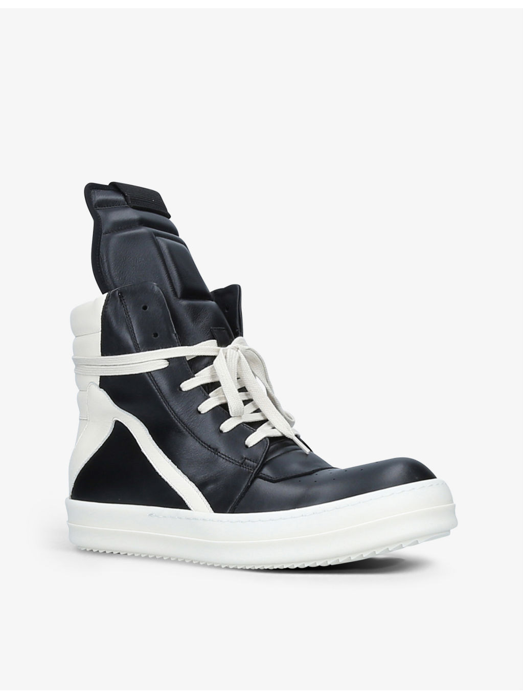 Geobasket leather high-top trainers - 4