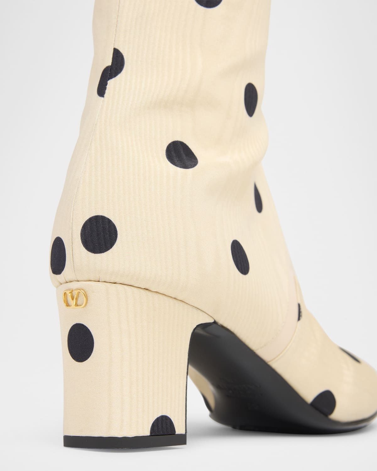 ブーツその他 VALENTINO EQUIVOQUE BOOTS Valentino Equivoque Tall Polka Dot Boots | neimanmarcus