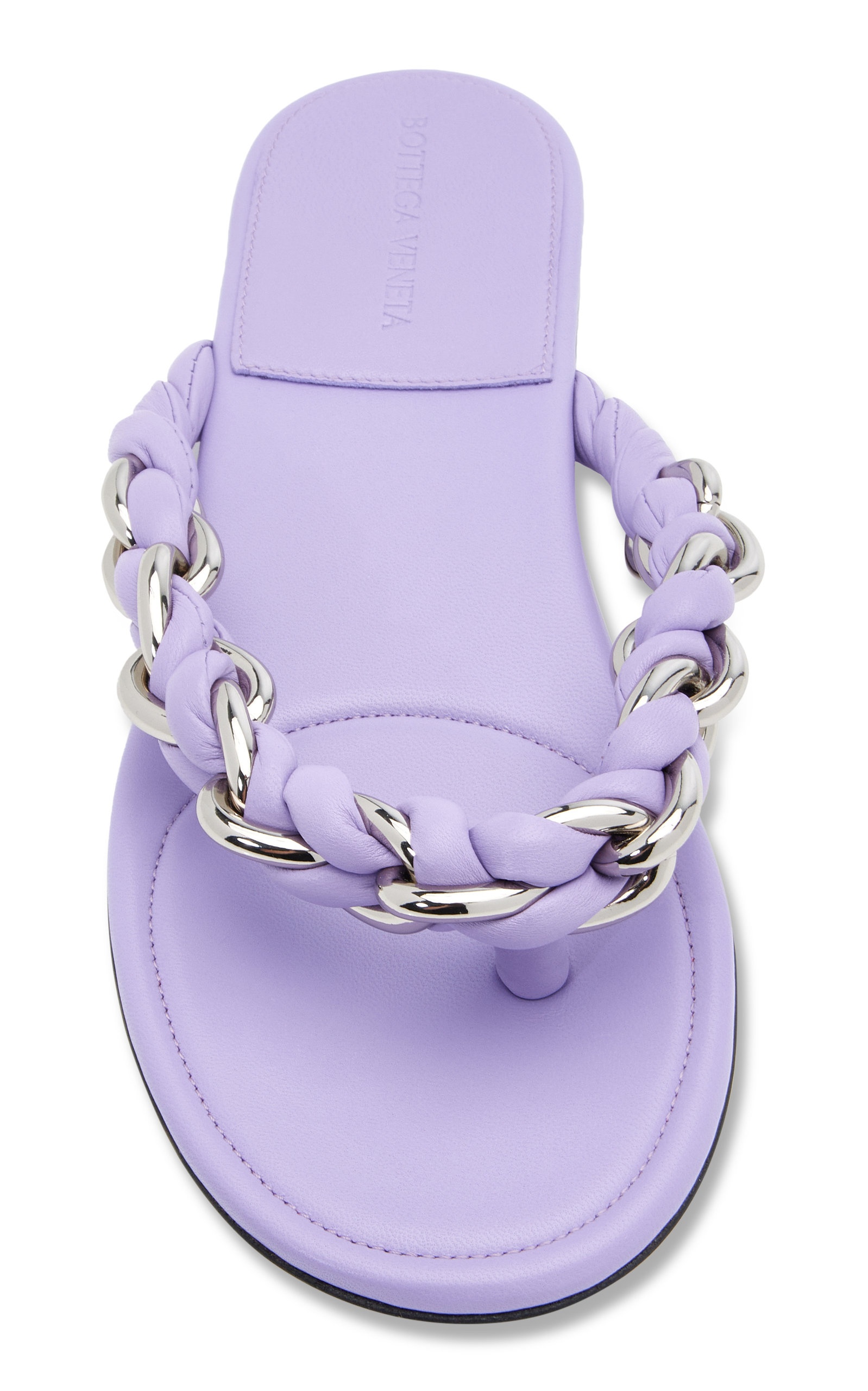 Dot Lagoon Chain Flat Sandals purple - 3