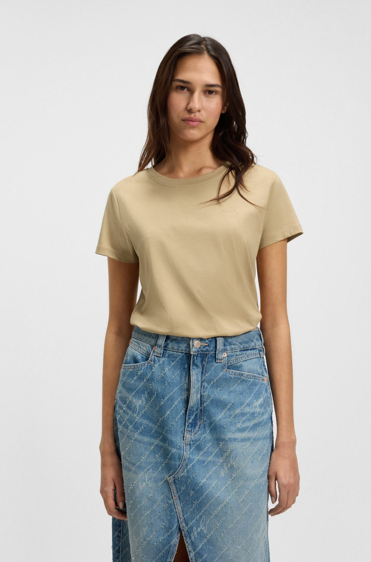 COTTON-JERSEY T-SHIRT WITH LOGO DETAIL - 2