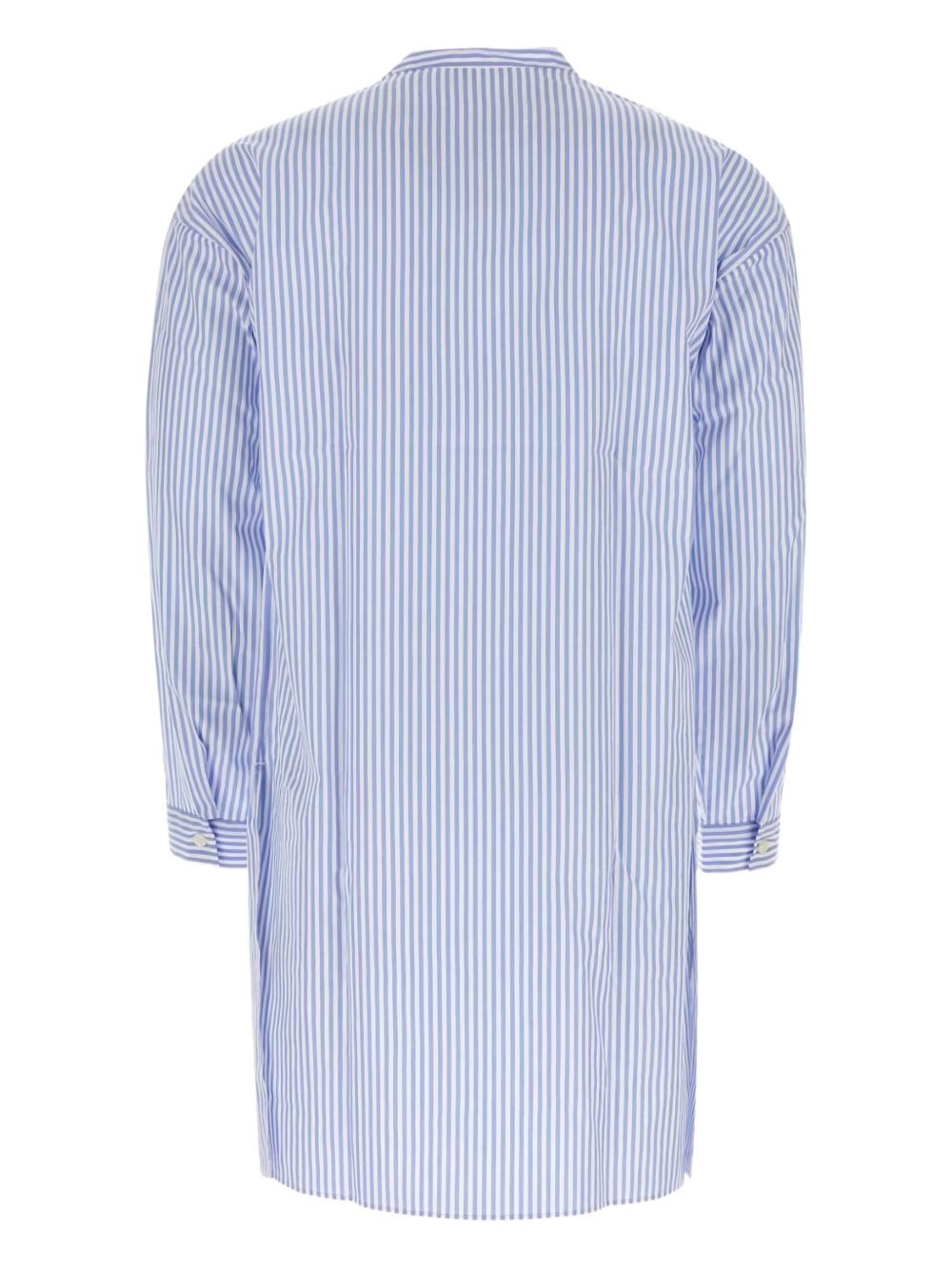 striped poplin shirt - 2