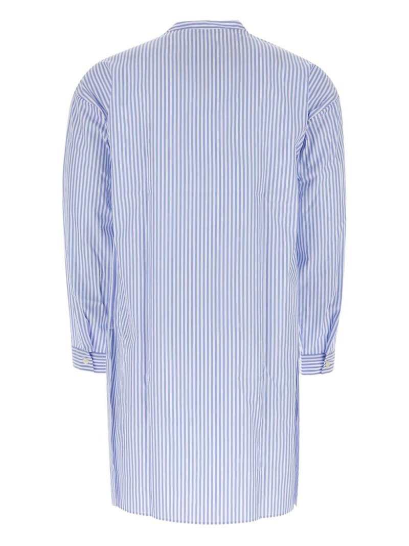 Prada striped poplin shirt outlook