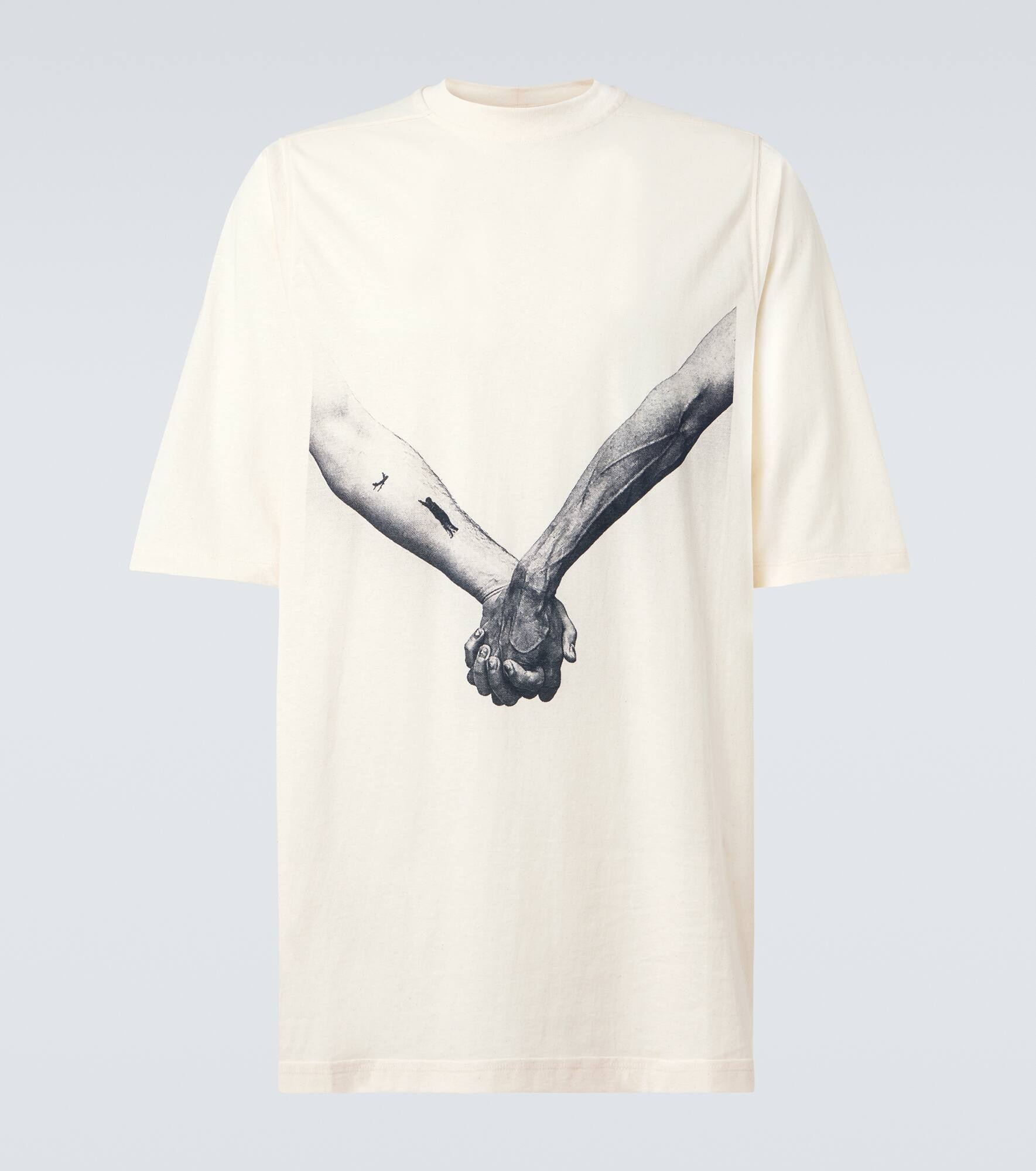 Jumbo printed cotton jersey T-shirt - 1