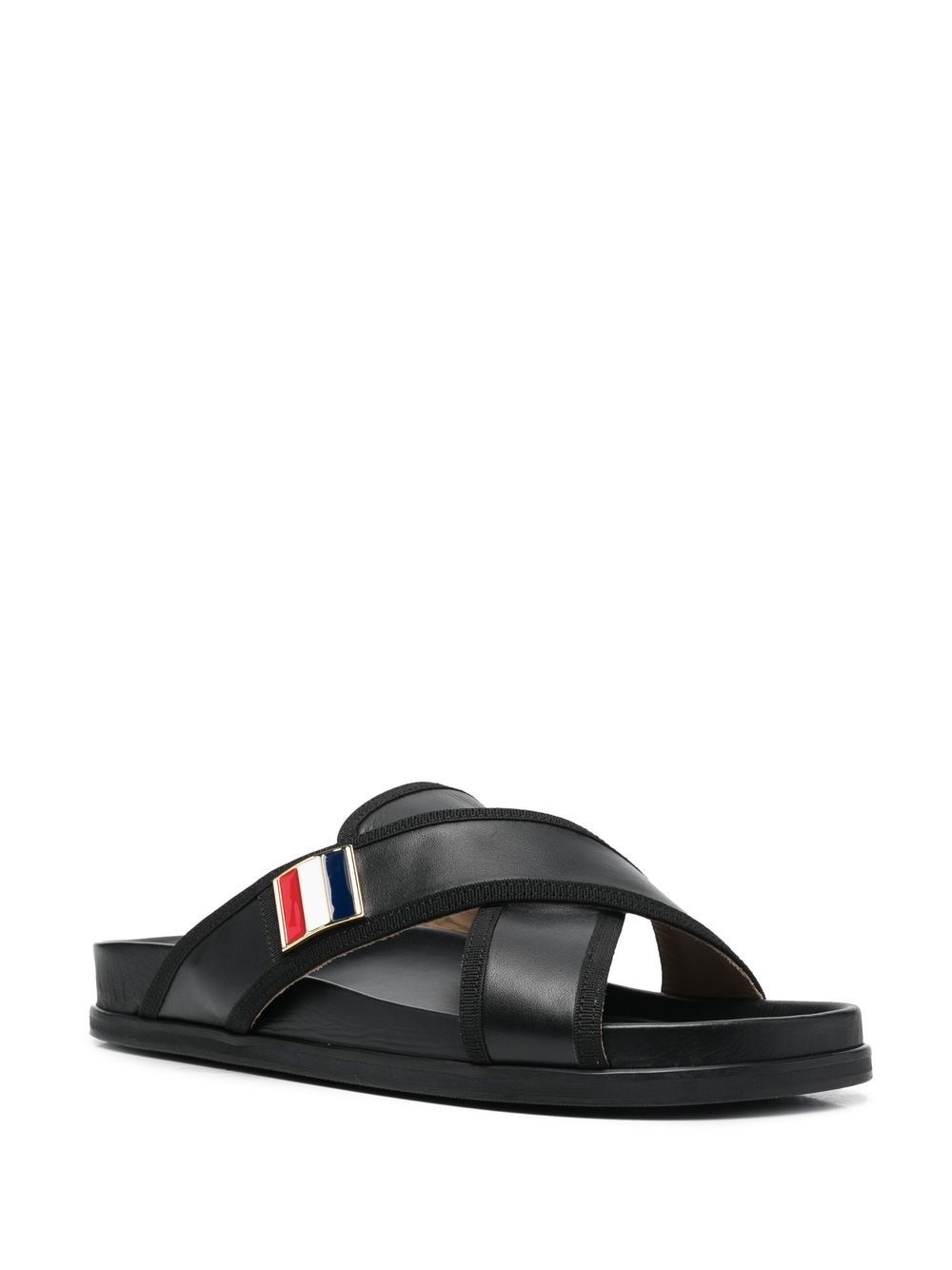 cross-strap flat sandals - 2