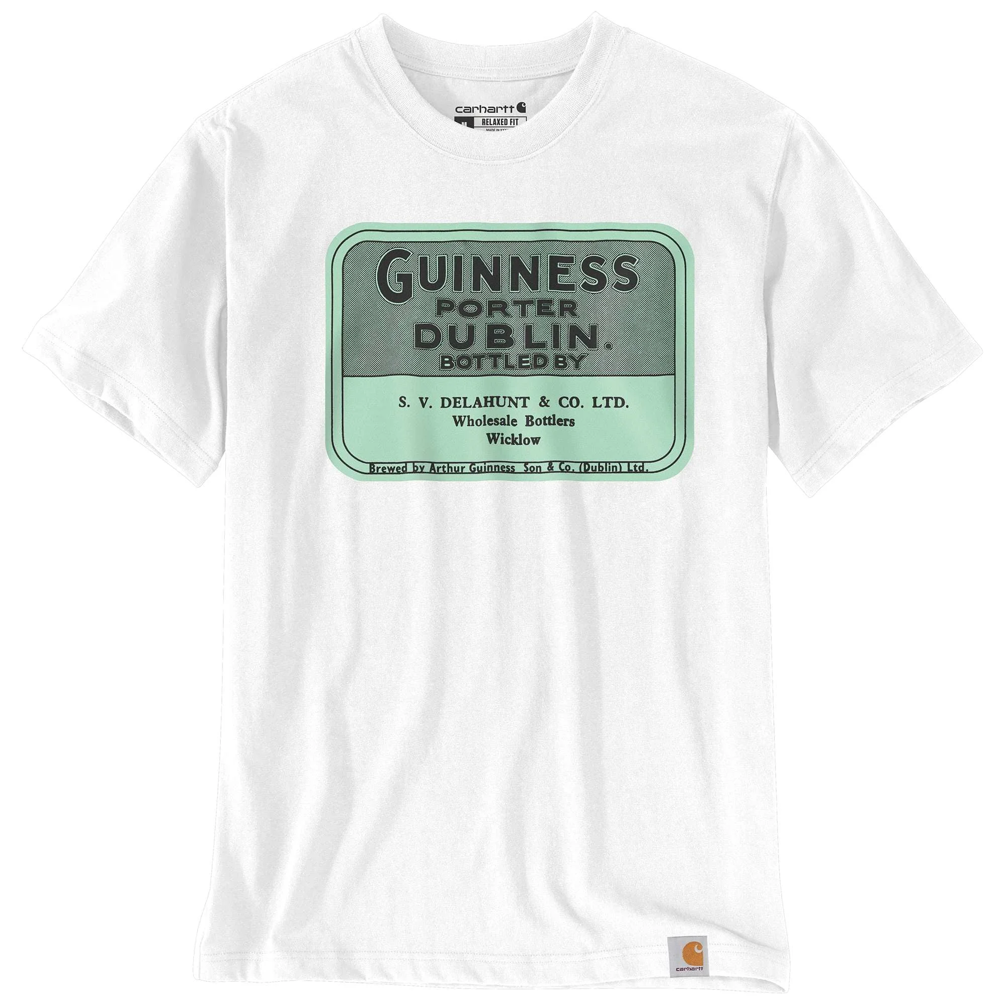Relaxed Fit Heavyweight Short-Sleeve Guinness Dublin Graphic T-Shirt - 1