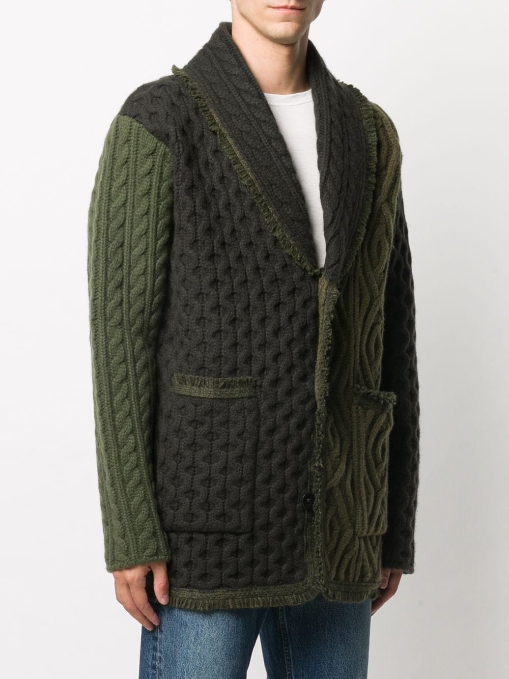 Woodland Fisherman jacquard cardigan - 3