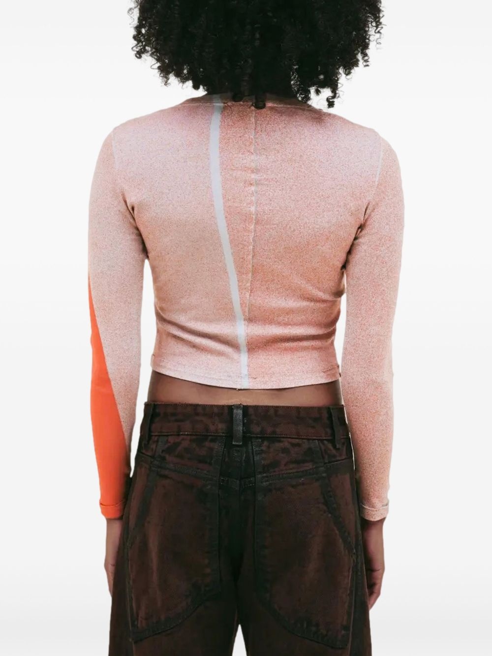 colour-block T-shirt - 3