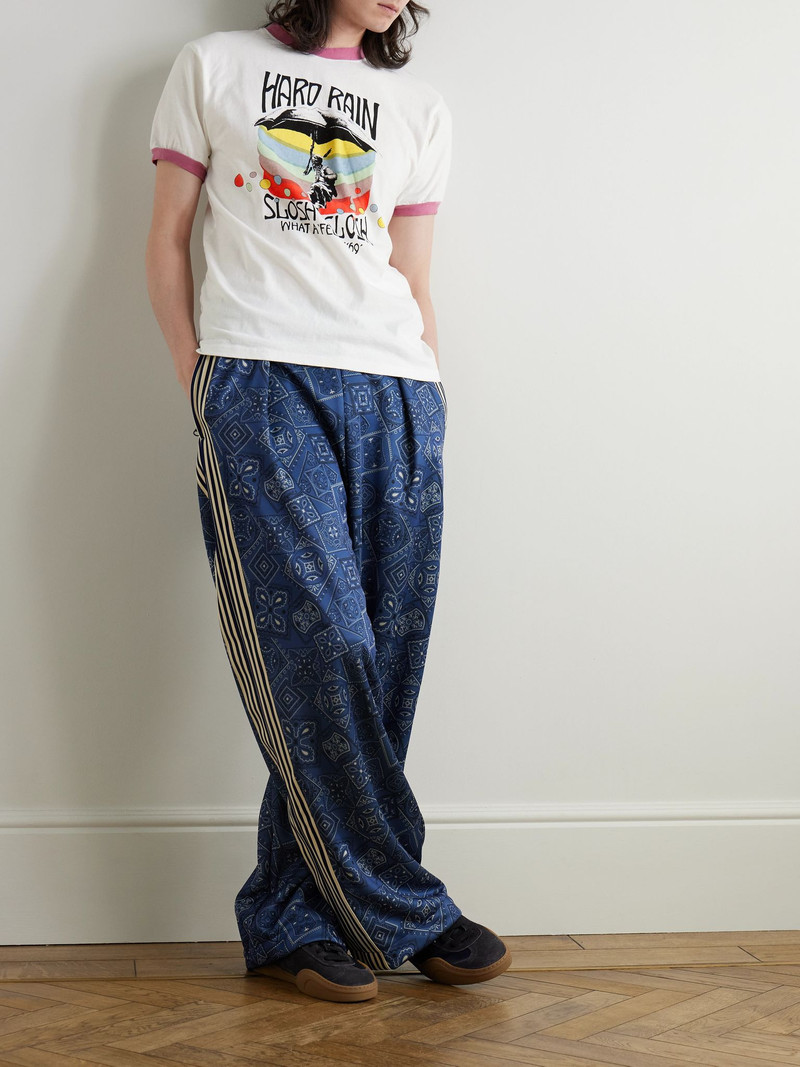 Kapital Hard Rain Sundance Printed Cotton-Jersey T-Shirt White outlook