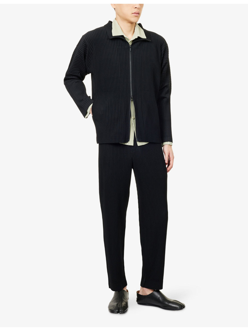 ISSEY MIYAKE Basics Zip Knit Shirt outlook