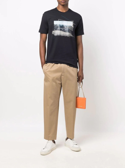 Z Zegna graphic-print cotton T-shirt outlook