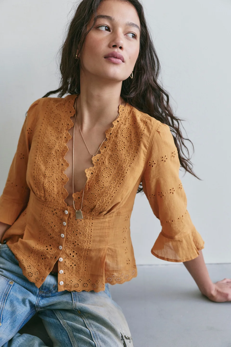 Salone Eyelet Top - 1