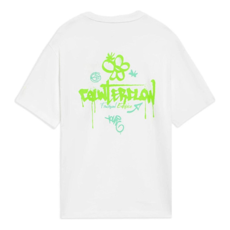 Li-Ning Li-Ning Counterflow Graphic Loose Fit T-shirt 'White' AHSS589-5 outlook