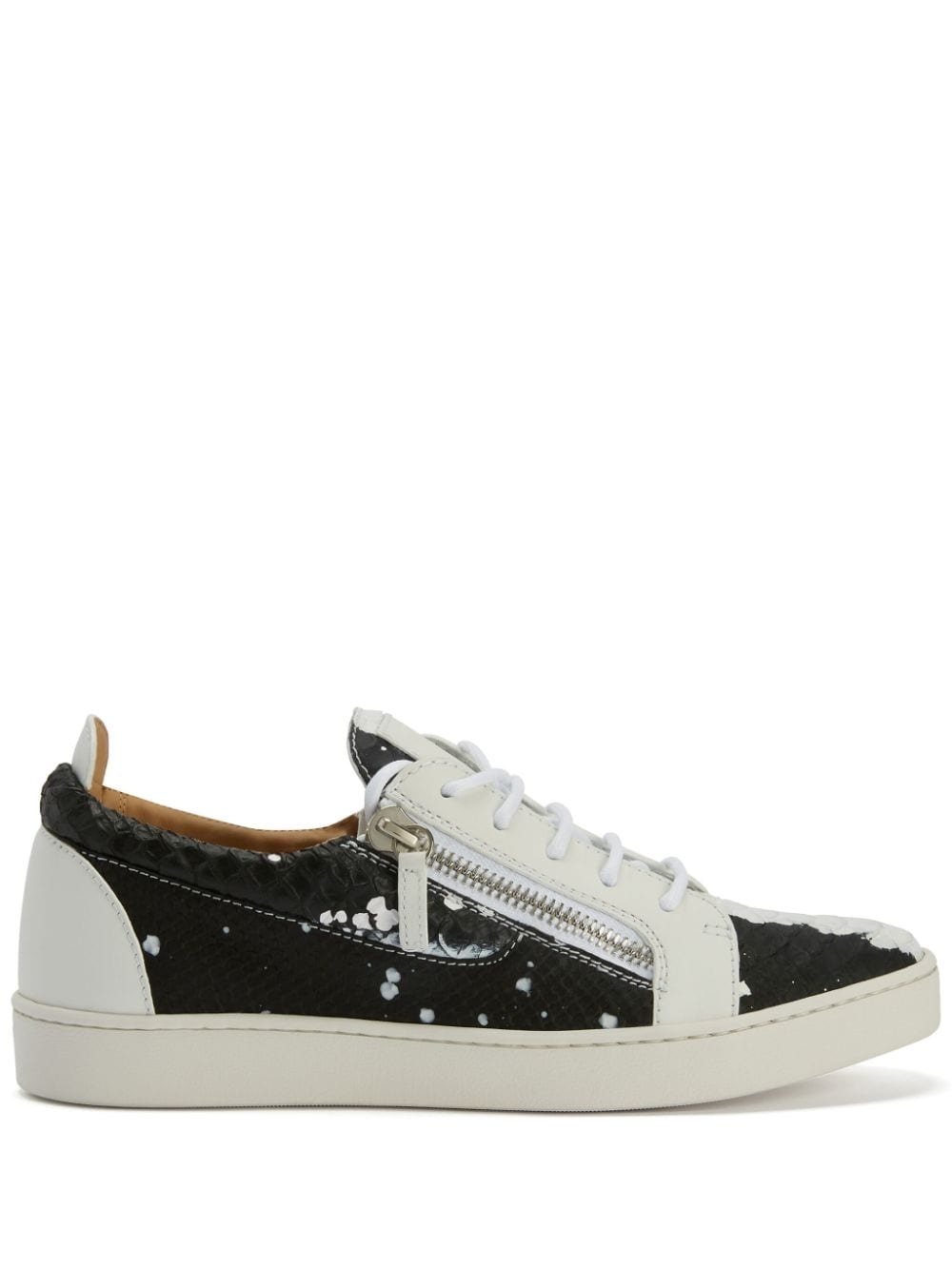 Frankie panelled low-top sneakers - 1