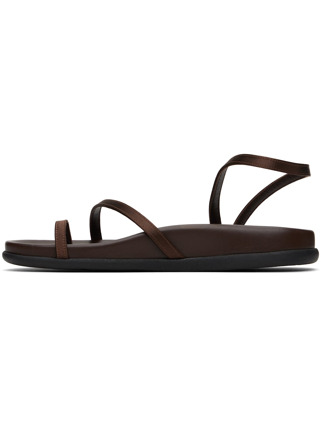Brown Eleftheria Footbed Sandals - 3