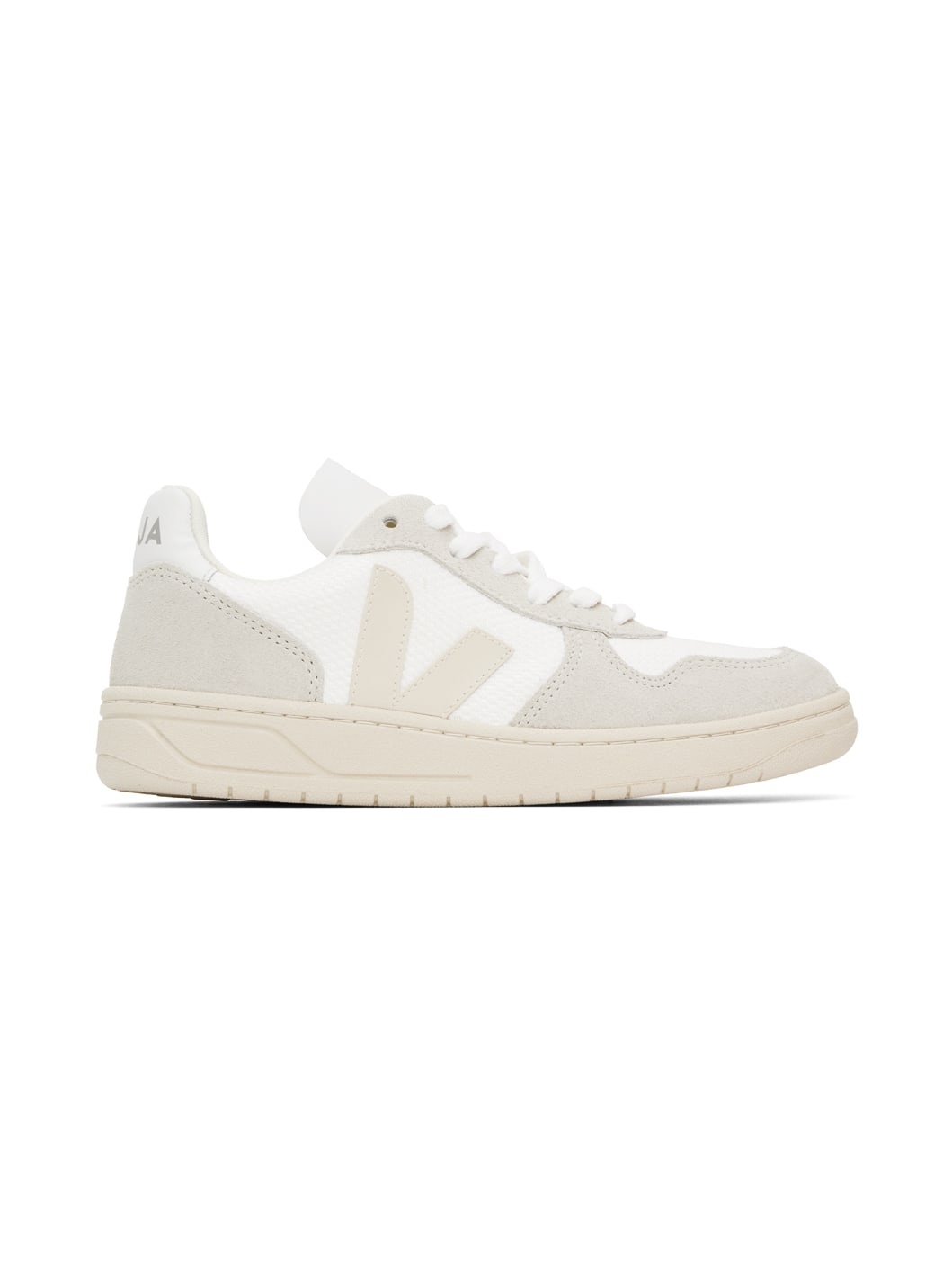 White V-10 B-Mesh Sneakers - 1