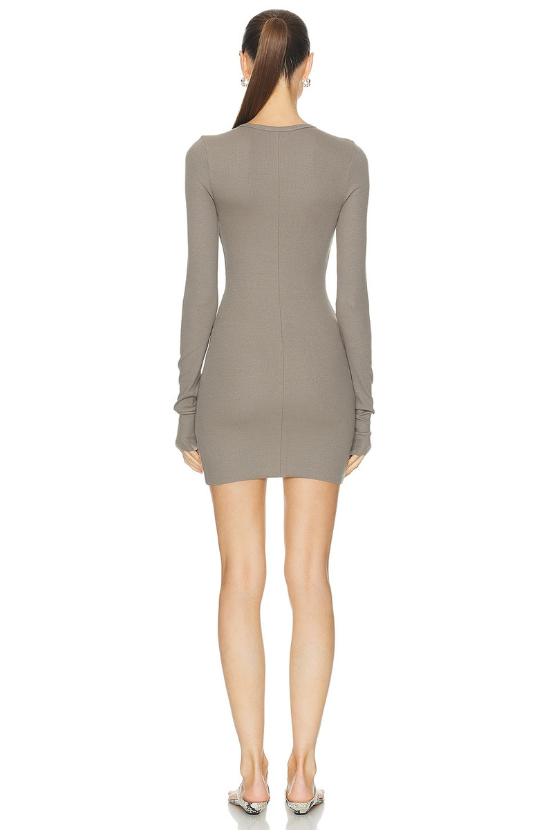 ÉTERNE Long Sleeve Crewneck Mini Dress outlook