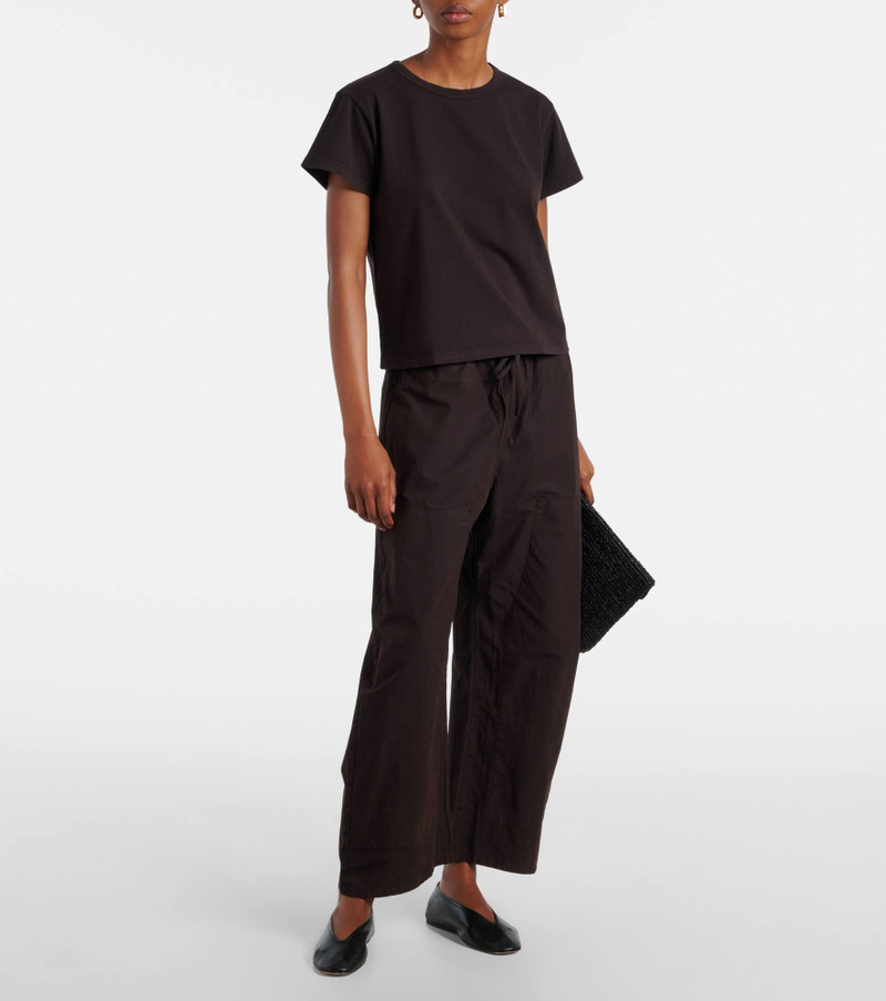 LESET Kyoto cotton wide-leg pants outlook