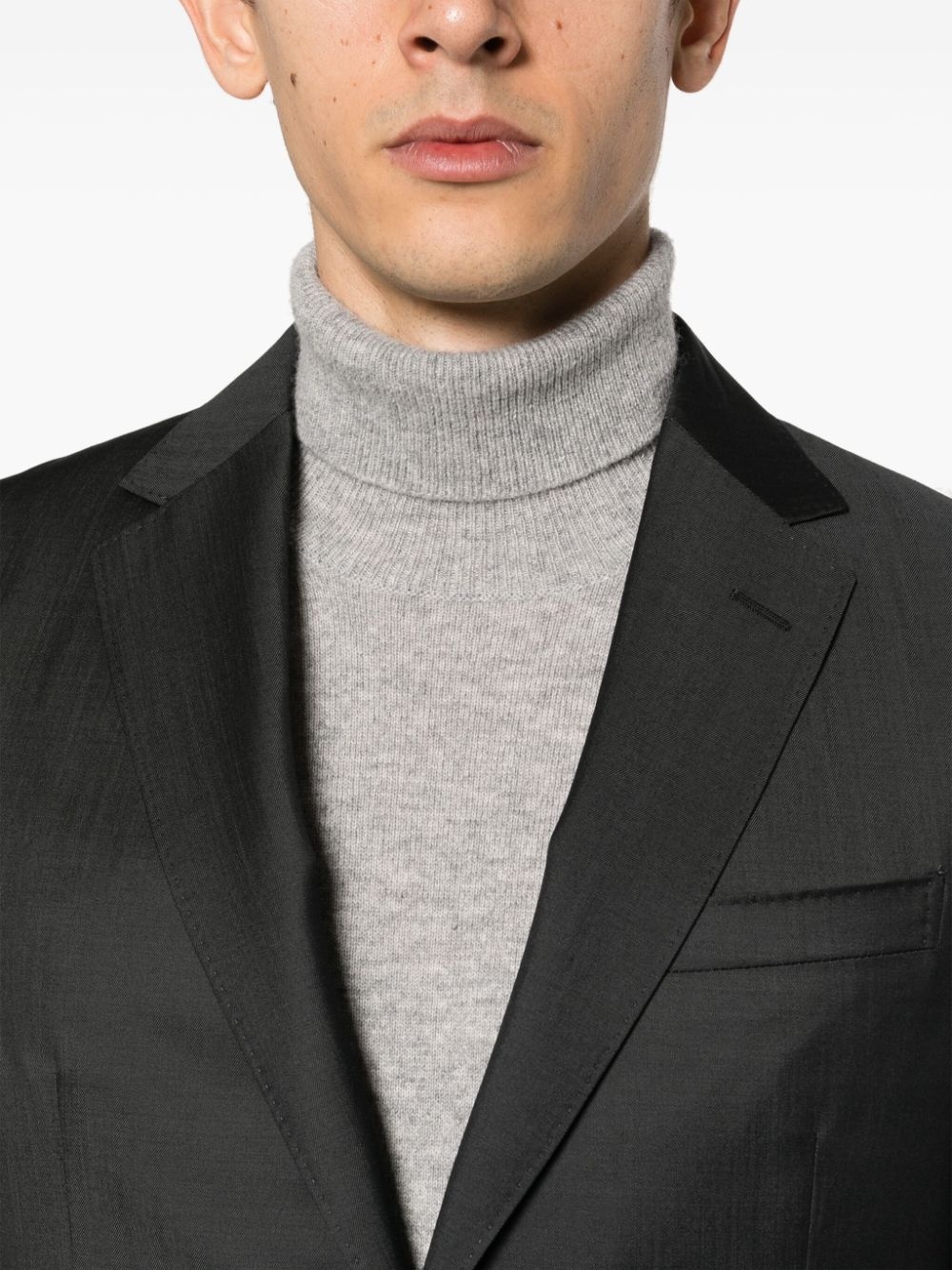 single-breasted notched-lapels suit - 5