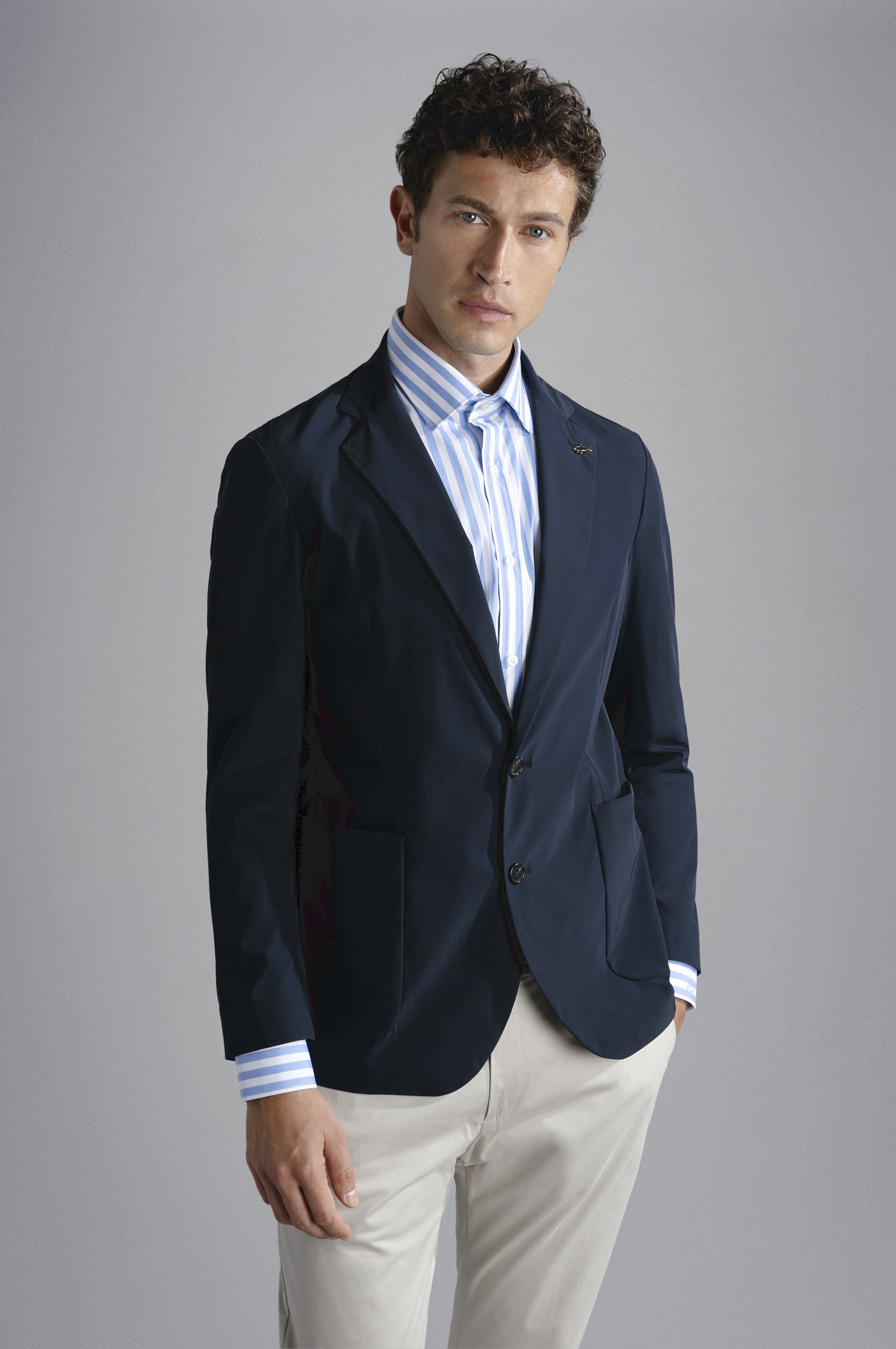 STRETCH NYLON BLAZER - 6