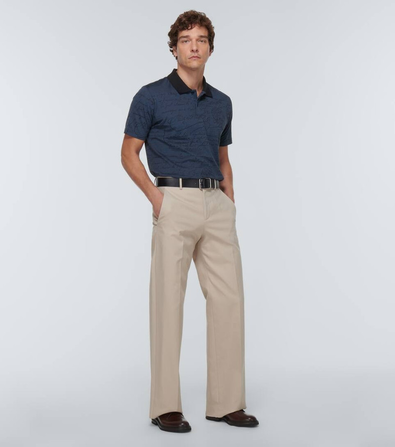Berluti Scritto cotton piqué polo shirt outlook