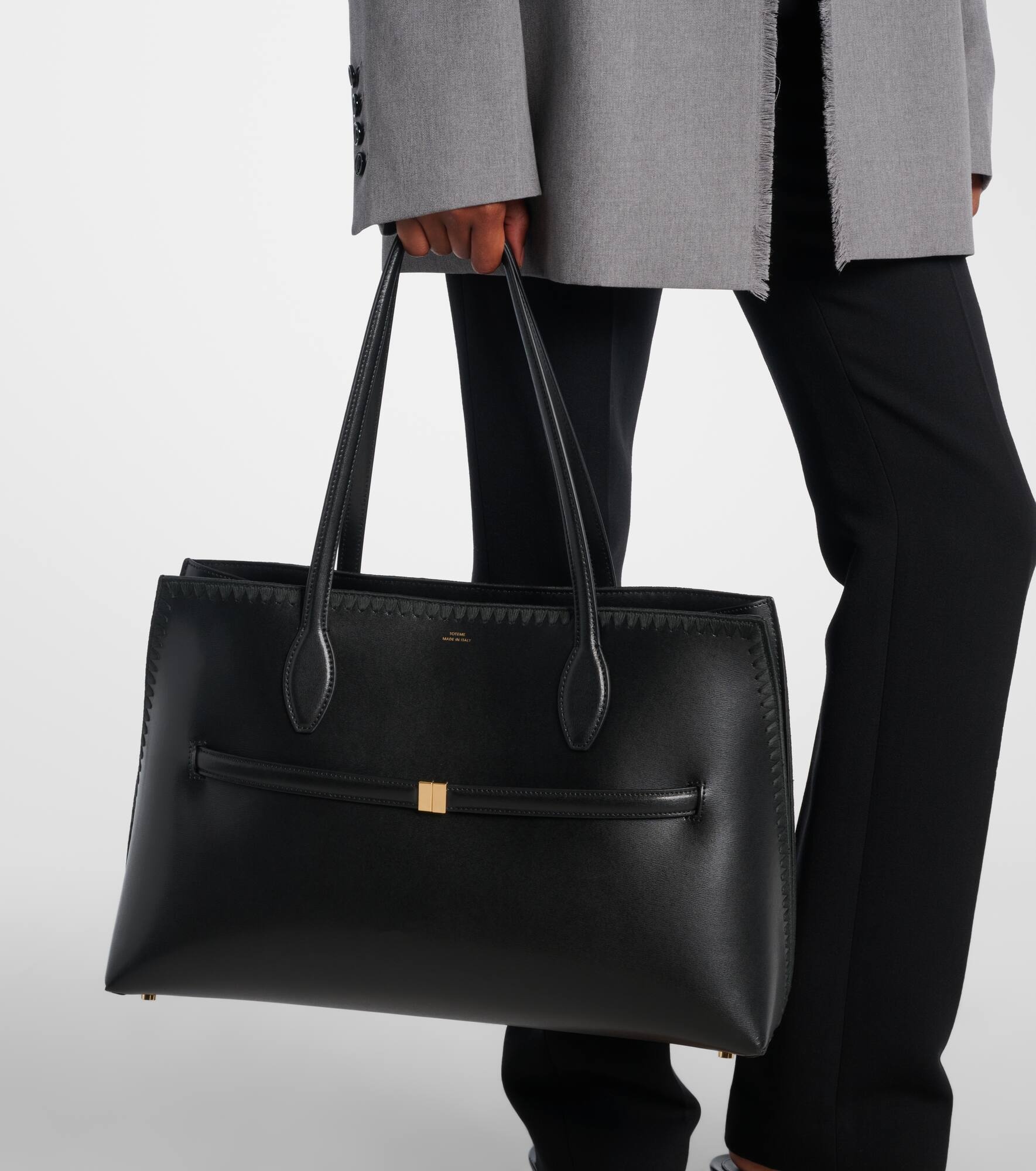 Lounge Large leather tote bag - 2
