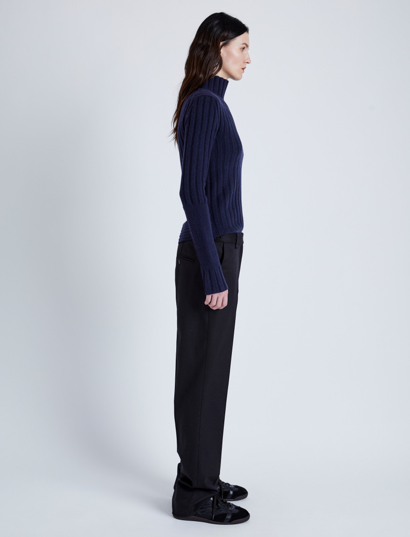 Haven Sweater in Midweight Cashmere Rib 4