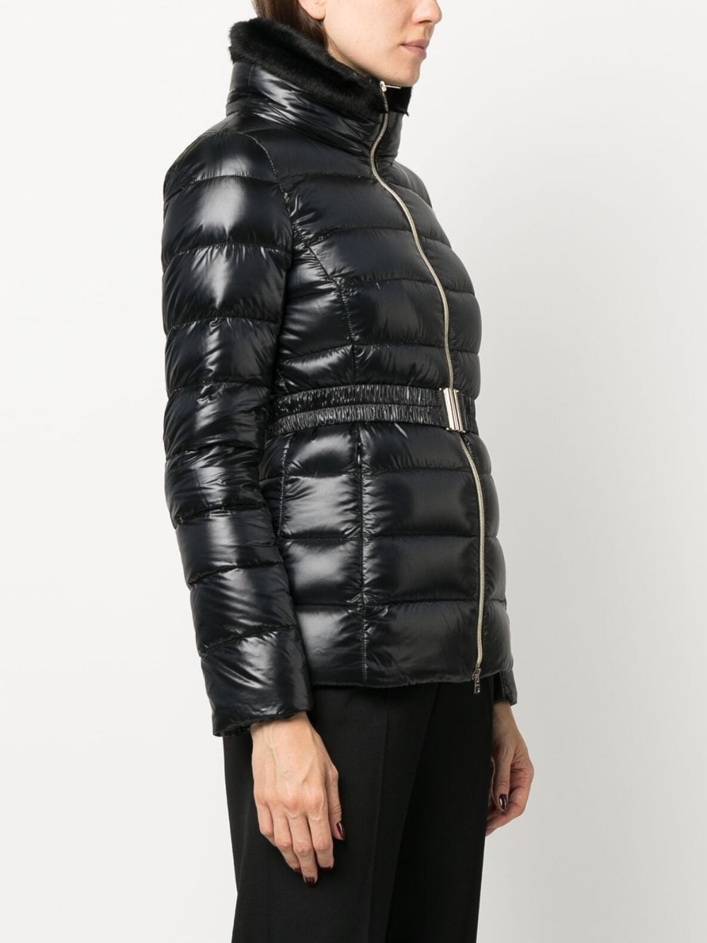 Claudia belted puffer jacket - 3