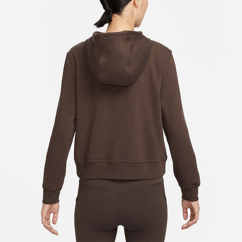 (WMNS) Nike Spring Sports Casual Sweatshirt Pullover 'Brown' FB5144-237 - 5